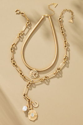 Chunky Pearl Chain Necklace