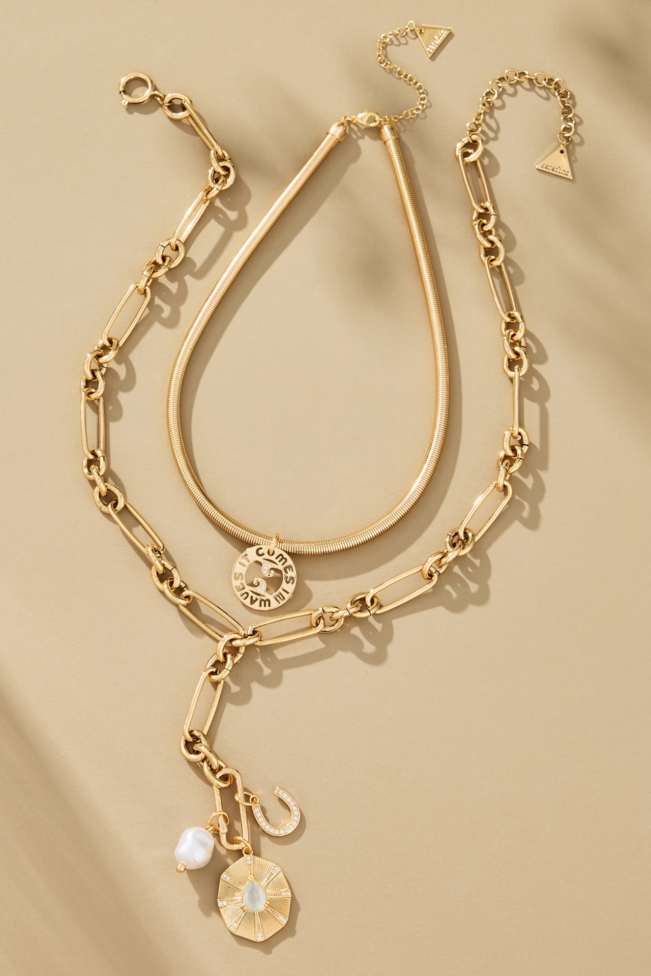 Chunky Pearl Chain Necklace