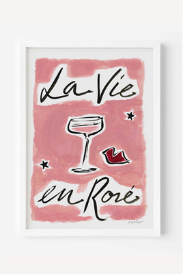 Nephthys Illustrated La Vie En Rose Wall Art