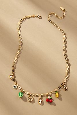 Fruit Icon Charm Necklace
