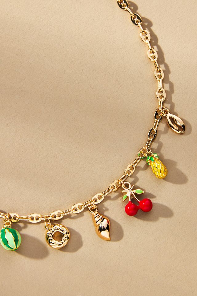 Fruit Icon Charm Necklace #1