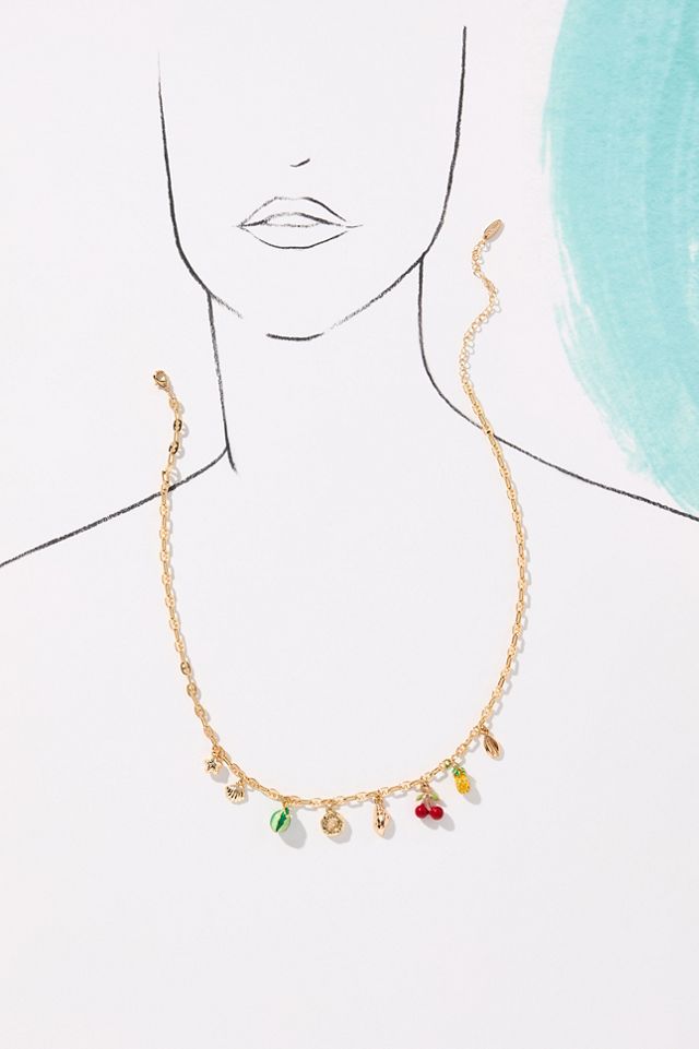 Fruit Icon Charm Necklace #2