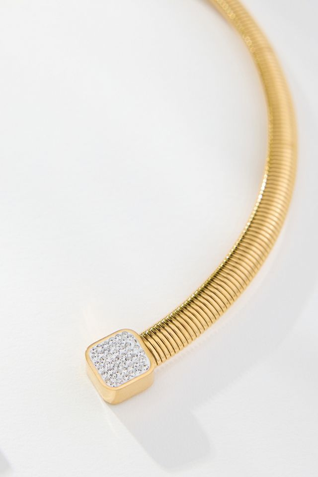 Pavé-Tip Collar Necklace #2