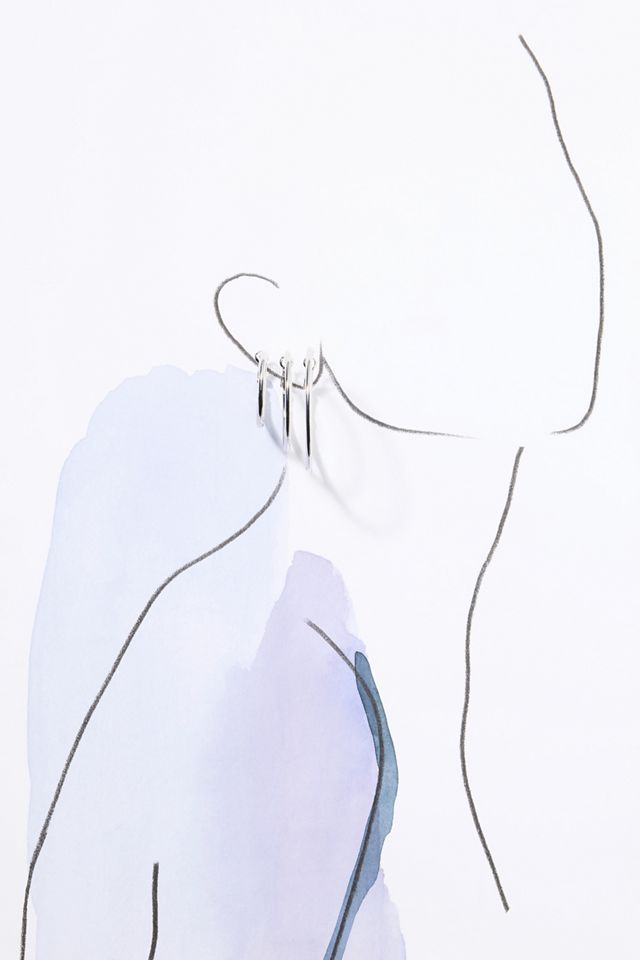 Delicate Hoop Earrings, Set of 3 #2
