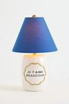 Claudette Text Table Lamp