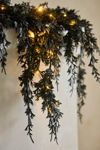 LED Cascading Black Boughs Garland