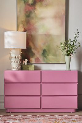 Wright Lacquer Six-Drawer Dresser