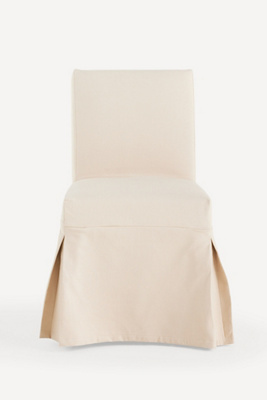 Anthropologie Layla Slipcover In Neutral