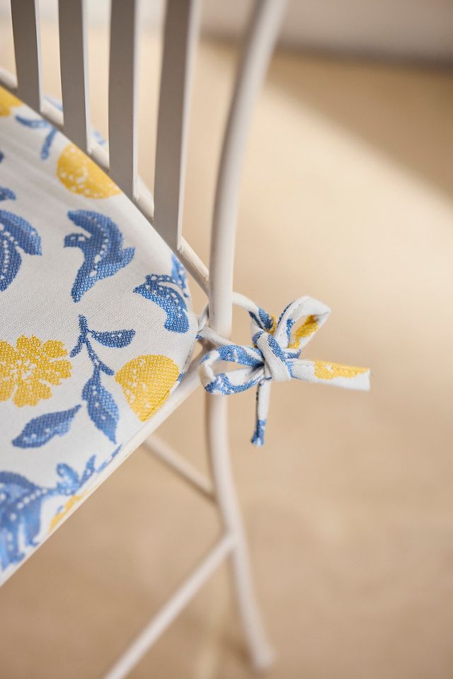 Lemons Outdoor Dining Chair Cushion #1