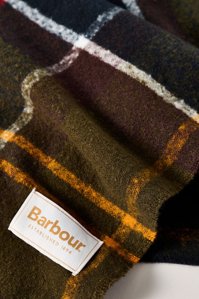 Barbour Deanna Classic Tartan Fringe Scarf #1