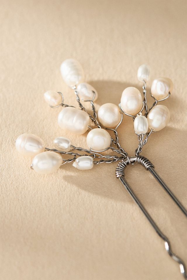Untamed Petals Parker Pearl Hair Pin #1