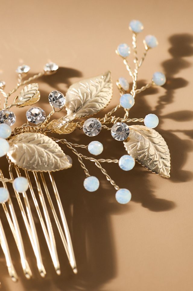 Untamed Petals Talin Crystal Hair Comb #1