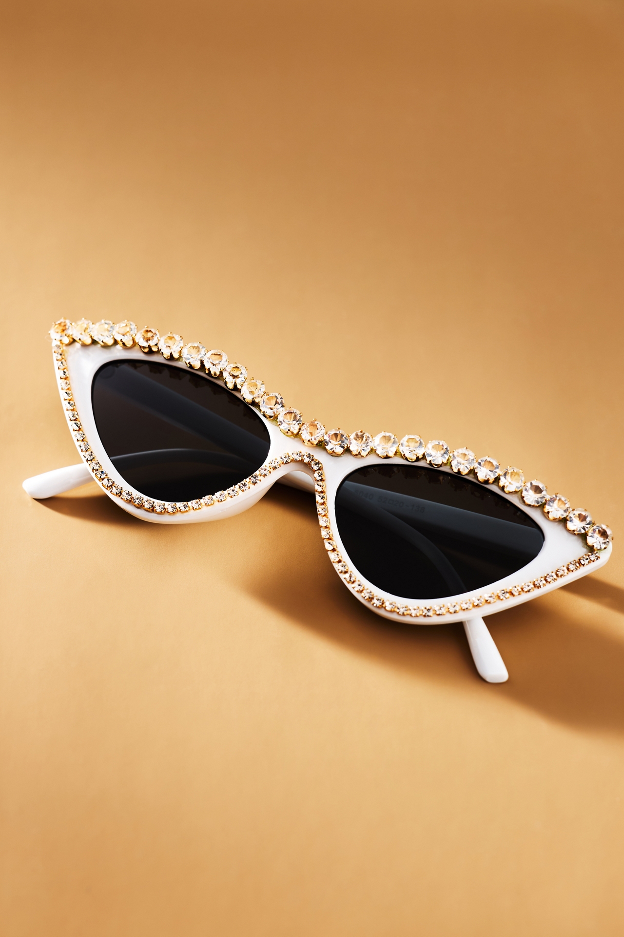 Untamed Petals Boss Babe Crystal Cat-Eye Sunglasses