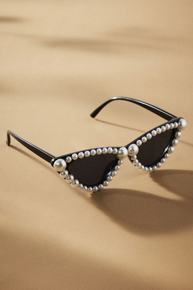Untamed Petals Times Square Pearl Sunglasses #1