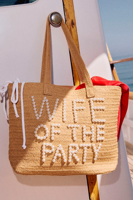 Untamed Petals Wife of the Party Bachelorette Party Tote