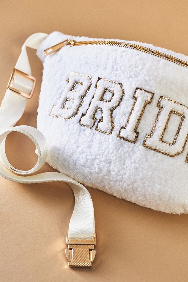 Untamed Petals Bride Varsity Belt Bag #1