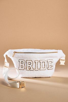 Untamed Petals Bride Varsity Belt Bag