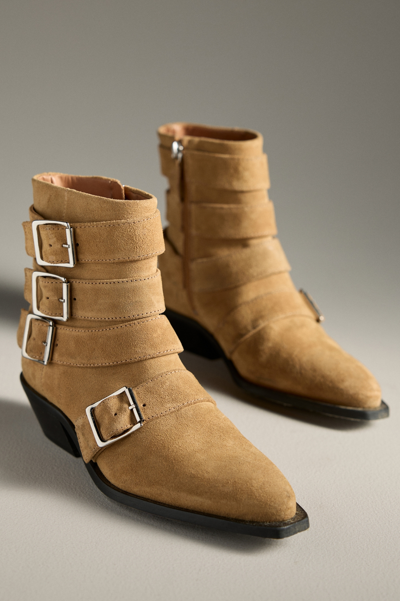ALOHAS Eras Suede Leather Ankle Boots