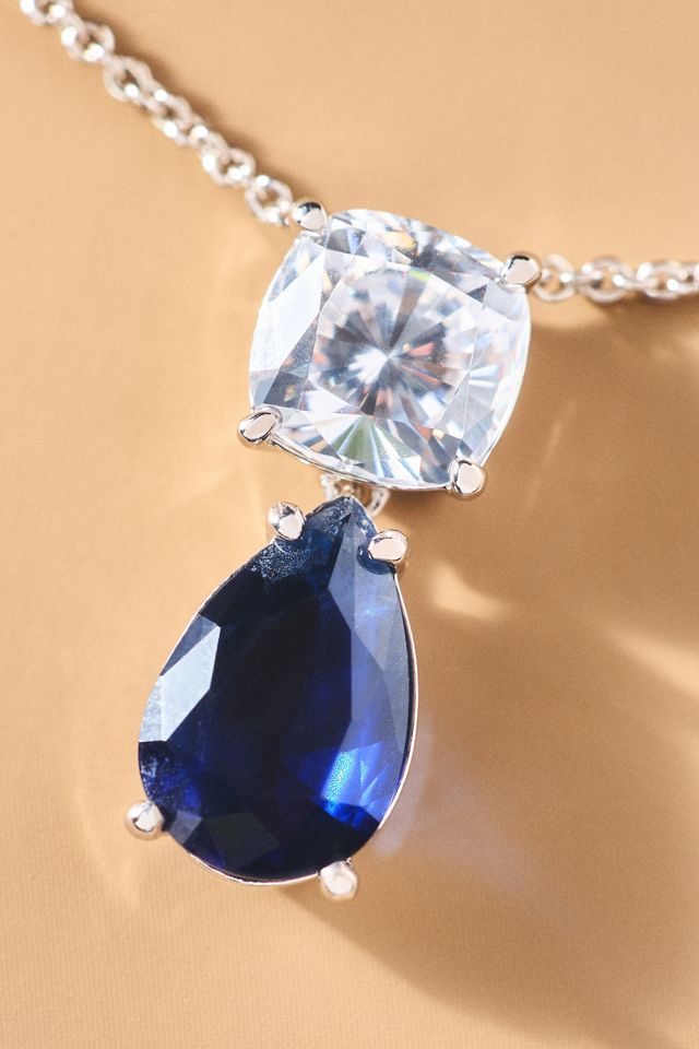 NADRI Rockstars Blue Pear Drop Necklace #1