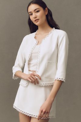 Mare Mare Three-Piece Jacket & Mini Skirt Set