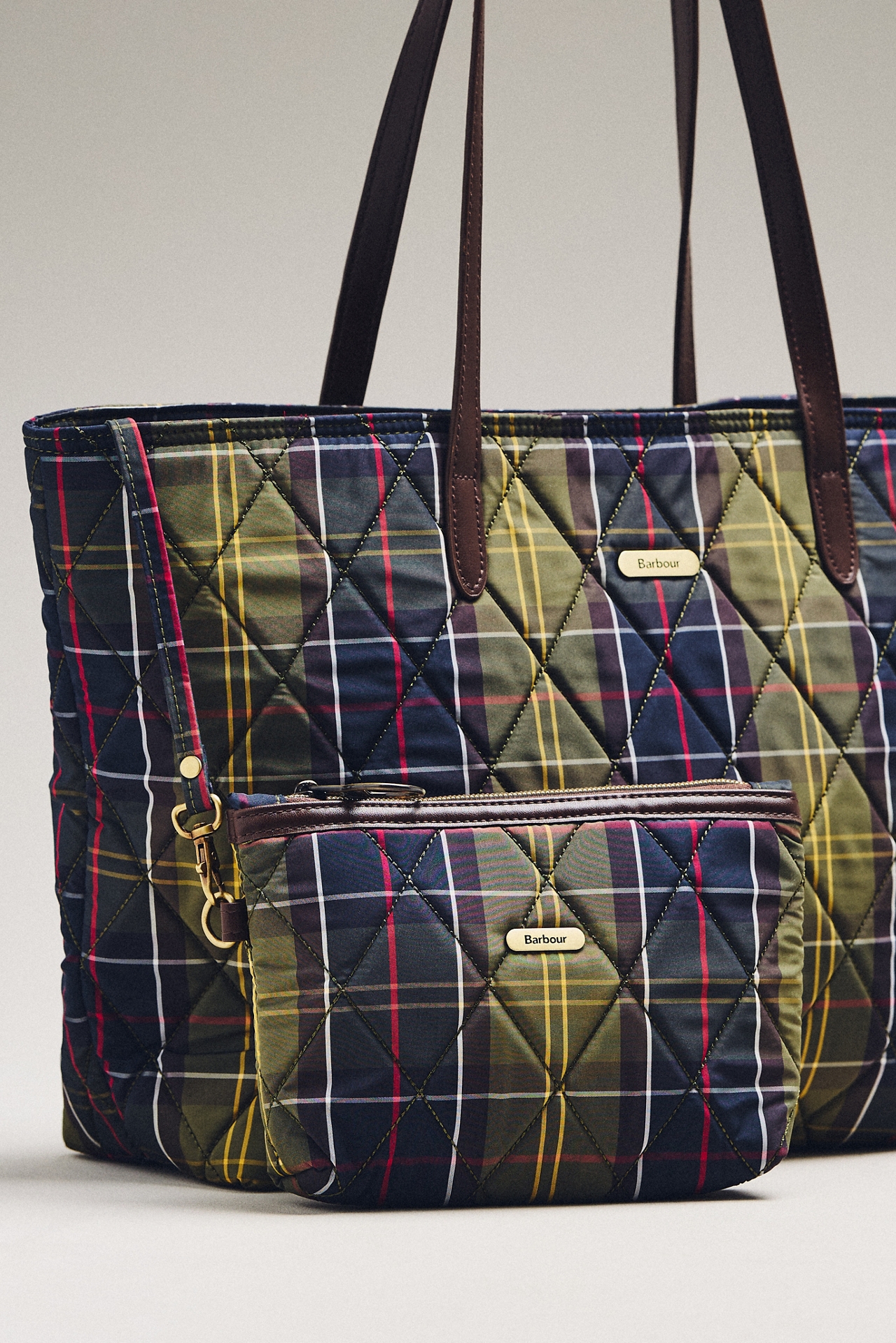 Barbour Birch Tartan Tote Bag
