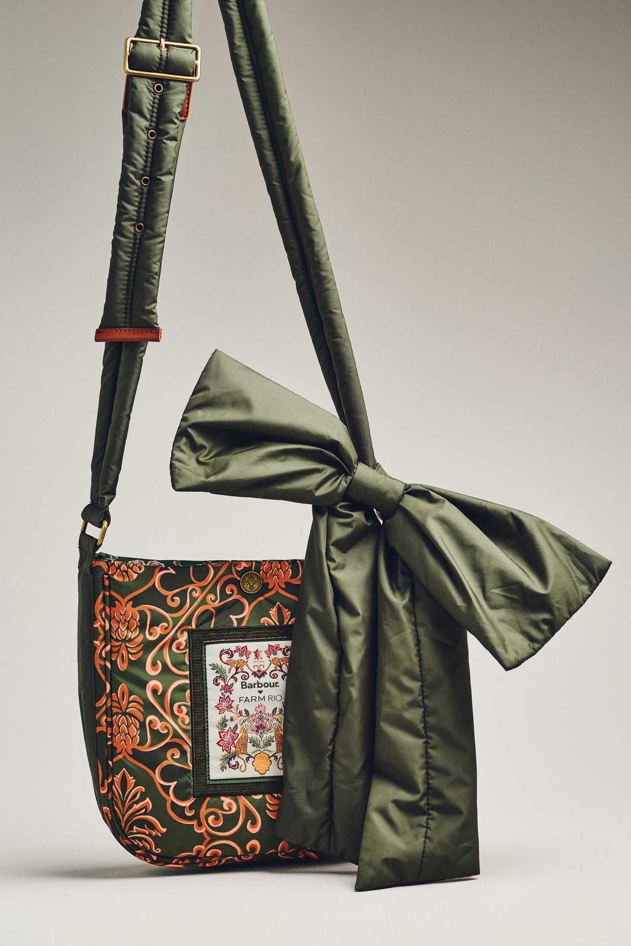 Barbour x Farm Rio Ana Clara Bow Crossbody Bag