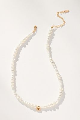 Pearl Monogram Necklace