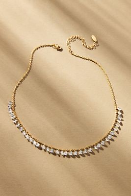 Glass Droplets Short Necklace