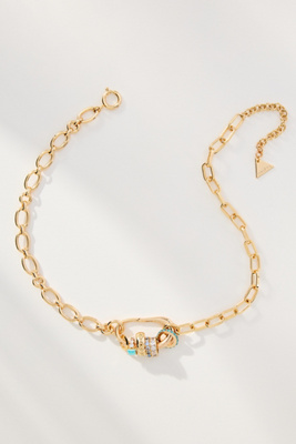 By Anthropologie Paperclip Bar Charm Necklace