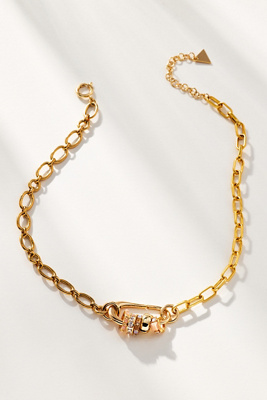 By Anthropologie Paperclip Bar Charm Necklace