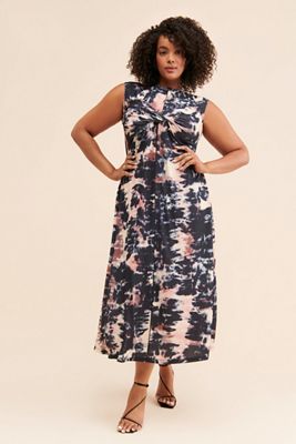 Eloquii Twisted Knit Dress