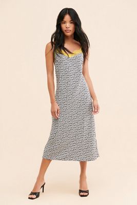 Maeve Halter Ruched Midi Dress | Anthropologie