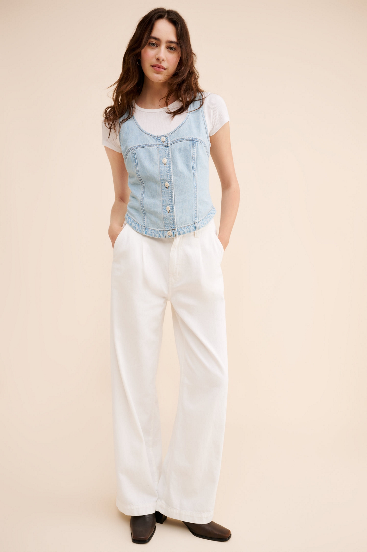 Madewell Avi Denim Top