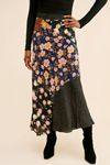 Kachel Mixed Print Slip Skirt