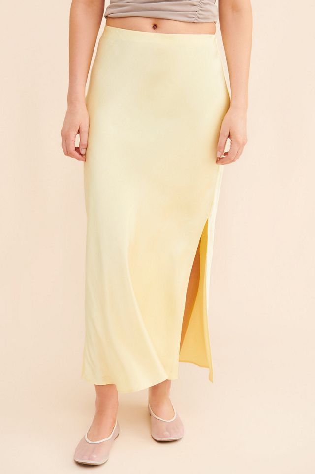 Madewell Solana Satin Bias Maxi Skirt #2