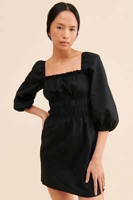 Charlie Holiday Boheme Ballon Sleeve Dress
