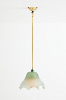 Merve Kahraman Design Merve Kahraman Cabinet Of Curiosities Glass Wavy Pendant