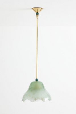 Merve Kahraman Cabinet of Curiosities Glass Wavy Pendant