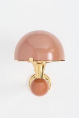 Merve Kahraman Cabinet of Curiosities Mushroom Glass Sconce Wall Light