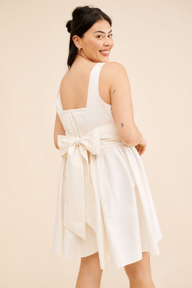 Eloquii Bow Back Mini Dress #1