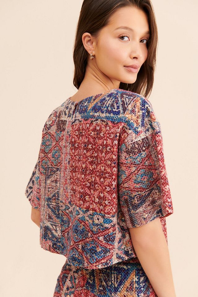 Nikita Mhaisalkar Printed Deco Blouse #1