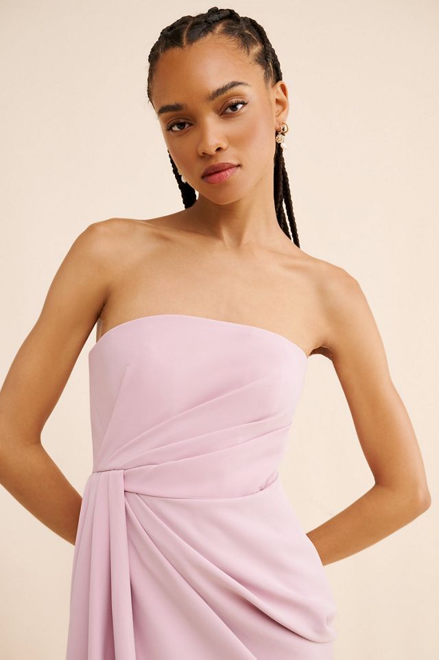 Halston Strapless Nitara Dress | Anthropologie