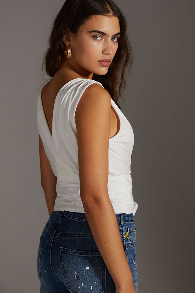 Sunday in Brooklyn V-Neck Wrap Top #1