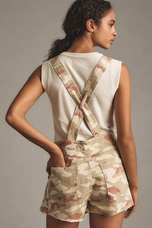 Pilcro Camo Printed Shortalls #1