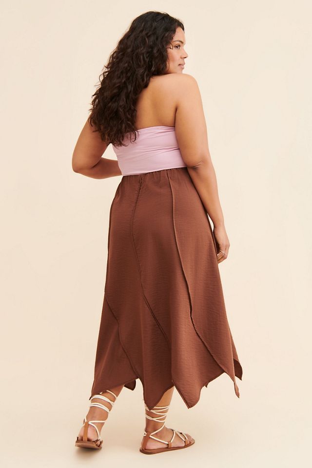 Eloquii Seam Detail Skirt #1