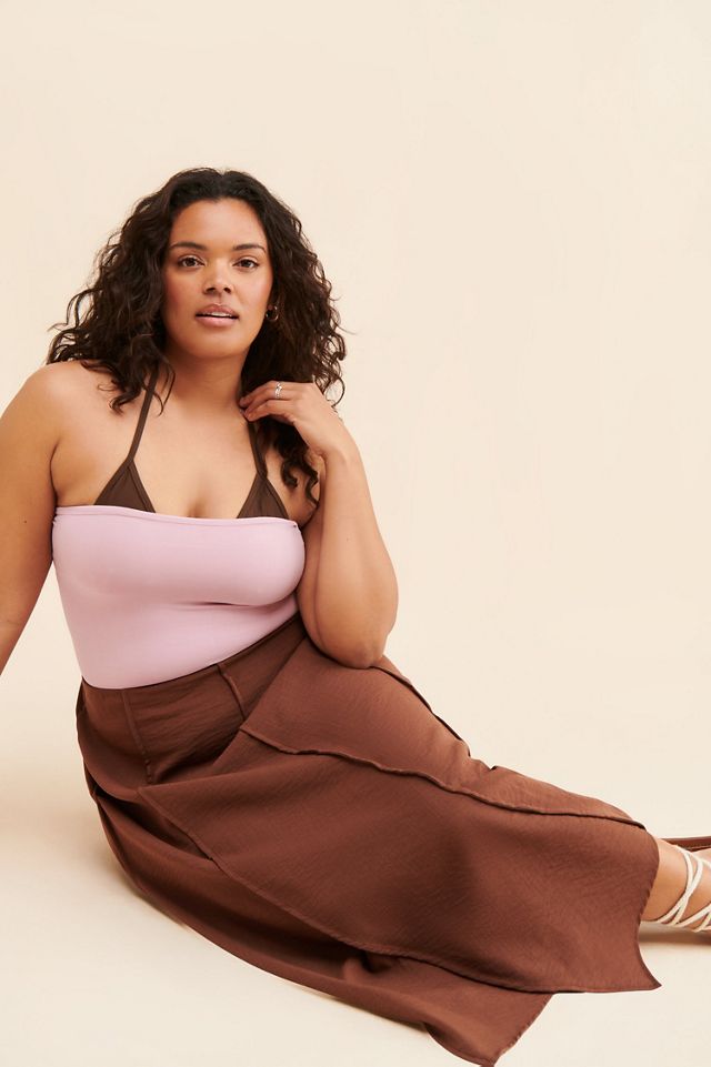 Eloquii Seam Detail Skirt #3