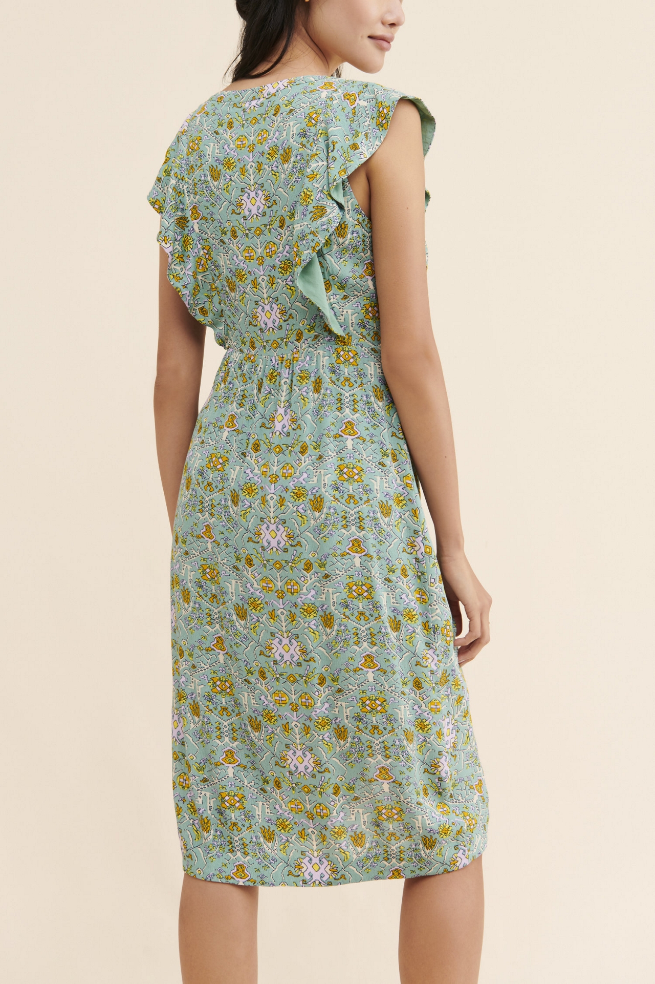 Maeve Blossom Ruffled Dress