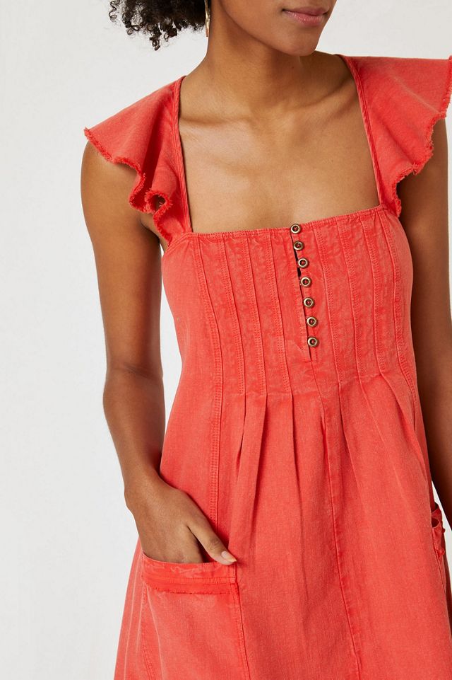 Open Back Pleated Midi Dress #2