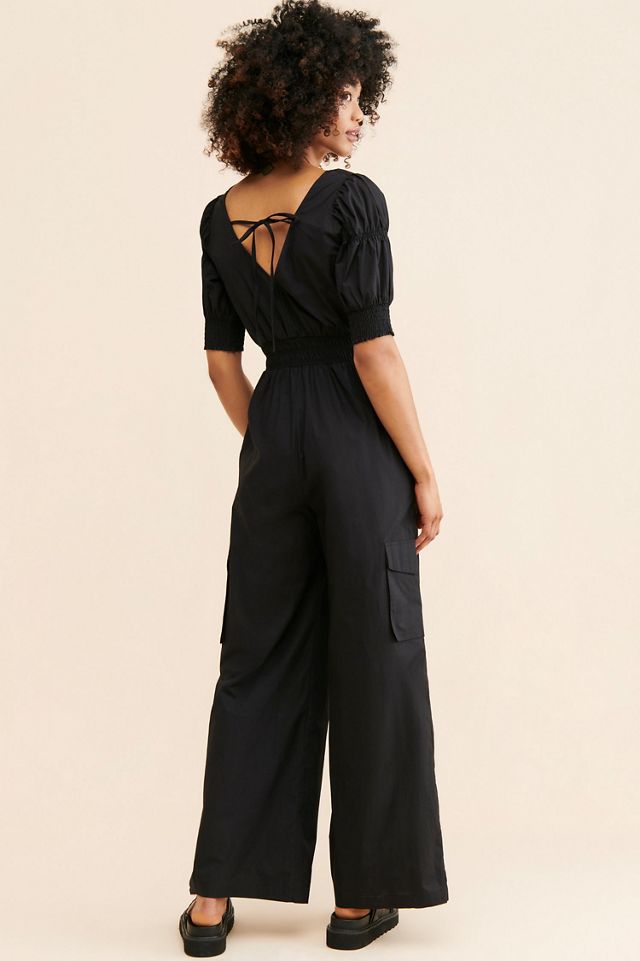 Du Paradis Cargo Wide Leg Jumpsuit #1