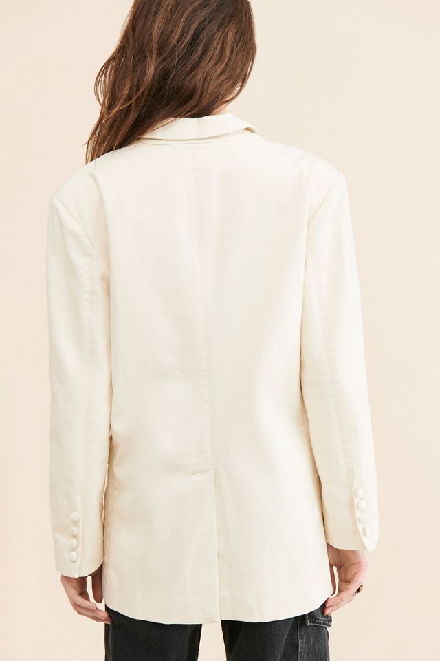 AFRM The Agnes Oversized Denim Blazer #1